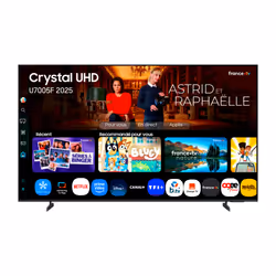 Samsung TV Crystal UHD 85" U7005F 2025, 4K, Smart TV, 2,16 m (85"), 3840 x 2160 pixels, LED, Smart TV, Wifi, Noir