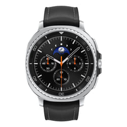 Samsung Galaxy Watch 8 Classic 3,3 cm (1.3") AMOLED 46 mm Numérique 438 x 438 pixels Écran tactile Argent Wifi GPS (satellite)