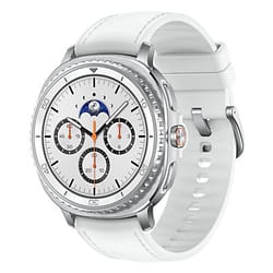 Samsung Galaxy Watch 8 Classic 3,3 cm (1.3") AMOLED 46 mm Numérique 438 x 438 pixels Écran tactile Argent Wifi GPS (satellite)
