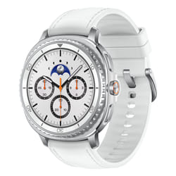 Samsung Galaxy Watch 8 Classic 3,3 cm (1.3") AMOLED 46 mm Numérique 438 x 438 pixels Écran tactile Argent Wifi GPS (satellite)
