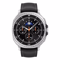 Samsung Galaxy Watch 8 Classic 3,3 cm (1.3") AMOLED 46 mm Numérique 438 x 438 pixels Écran tactile Argent Wifi GPS (satellite)