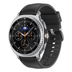 Samsung Galaxy Watch 8 Classic 3,3 cm (1.3") AMOLED 46 mm Numérique 438 x 438 pixels Écran tactile Argent Wifi GPS (satellite)