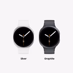Samsung Galaxy Watch 8 3,81 cm (1.5") AMOLED 44 mm Numérique 480 x 480 pixels Écran tactile Argent Wifi GPS (satellite)