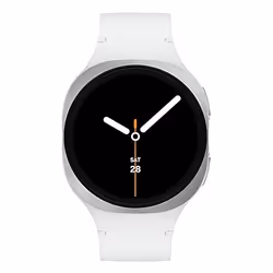Samsung Galaxy Watch 8 3,3 cm (1.3") AMOLED 40 mm Numérique 438 x 438 pixels Écran tactile Argent Wifi GPS (satellite)