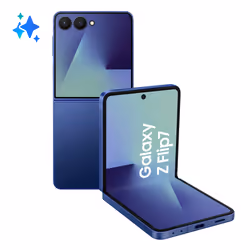 Samsung Galaxy Z Flip7, 17,3 cm (6.8"), 2520 x 1080 pixels, 12 Go, 256 Go, 50 MP, Bleu