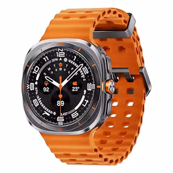 Samsung Galaxy Watch Ultra 3,81 cm (1.5") AMOLED 47 mm Numérique 480 x 480 pixels Écran tactile 4G Gris, Titane Wifi GPS (satellite)