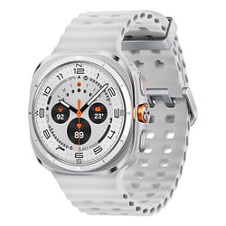 Samsung Galaxy Watch Ultra 3,81 cm (1.5") AMOLED 47 mm Numérique 480 x 480 pixels Écran tactile 4G Titane, Blanc Wifi GPS (satellite)