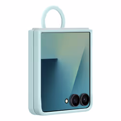 Samsung Coque silicone avec anneau pour Galaxy Z Flip7