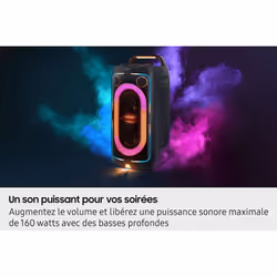 Samsung MX-ST40F Orateur du parti Noir - Vue supplémentaire 3