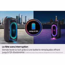 Samsung MX-ST40F Orateur du parti Noir - Vue supplémentaire 4