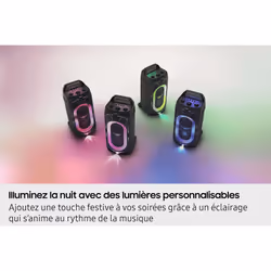 Samsung MX-ST50F Orateur du parti Noir - Vue supplémentaire 6