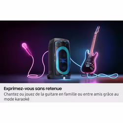 Samsung MX-ST50F Orateur du parti Noir - Vue supplémentaire 8