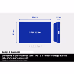 Samsung SSD Externe T7 Resurrected 2To - Vue supplémentaire 7