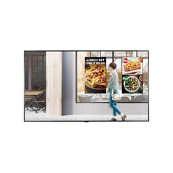 LG 75XS2E-B affichage de messages Panneau plat de signalisation numérique 75" LED 2500 cd/m² 4K Ultra HD Noir 24/7
