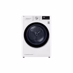 LG RH9V71WH, Pose libre, Charge avant, Pompe à chaleur, Blanc, Rotatif, Tactile, Gauche