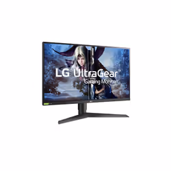 LG 27GL83A-B écran plat de PC 27" Quad HD LED Noir, Rouge