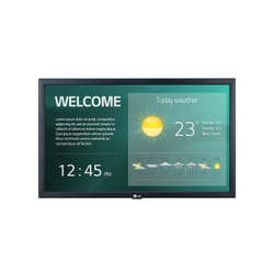 LG 22SM3G-B affichage de messages Panneau plat de signalisation numérique 21.5" IPS Wifi 250 cd/m² Full HD Noir Intégré dans le processeur 16/7