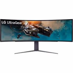LG UltraGear, 124,5 cm (49"), 5120 x 1440 pixels, Quad HD, LED, 1 ms, Noir