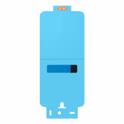 Samsung EF-UA376CTEGWW écran et protection arrière de téléphones portables Protection d'écran transparent 2 pièce(s) - Vue supplémentaire 4