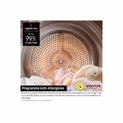 Samsung DV5000D Dryer SpaceMax™ and Hygiene Care 8kg - Vue supplémentaire 3