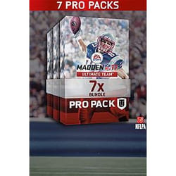 Microsoft Madden NFL 17 7 Pro Pack Bundle Xbox One Contenu de jeux vidéos téléchargeable (DLC)