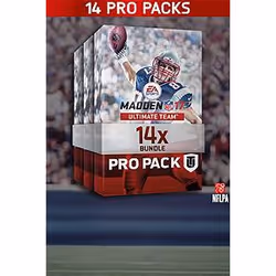 Microsoft Madden NFL 17 14 Pro Pack Bundle Xbox One, Contenu de jeux vidéos téléchargeable (DLC), Xbox One, Madden NFL 17, To ...