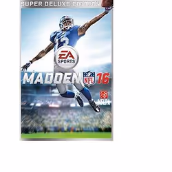 Microsoft Madden NFL 16 Super Deluxe Edition - Xbox 360 Download Code, Xbox 360, Mode Multiplayer, Tout le monde, Téléchargem ...