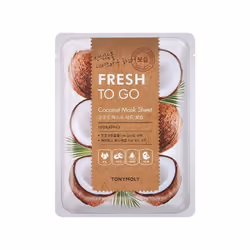 Tony Moly FRESH TO GO, Masque hydratant, Femmes, Peau mixte, Peau sèche, Peau sensible, Hydratant, Nourrissant, Feuilles, 22 ...