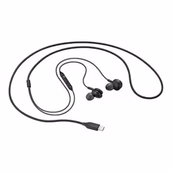 Lot de 10 Ecouteurs intra auriculaires filaires micro intégré Son AKG USB type C  Noir