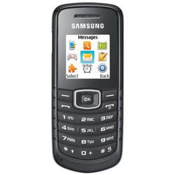 Samsung E1080 téléphone portable 3,63 cm (1.43") 64,5 g Noir
