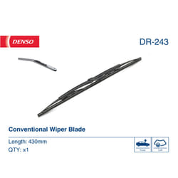 Balai d'essuie-glace DENSO DR-243,, 430mm, Arrière, 1 pièce
