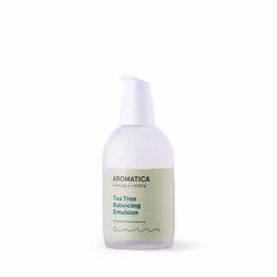 AROMATICA Tea Tree Balancing Emulsion, Femmes, 100 ml, Liquide, Peau grasse, 12 mois, Flacon pompe