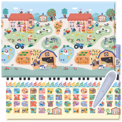 Dwinguler SOUND MAT Farm House Acrylique, Polyvinyl chloride (PVC) Multicolore Tapis de jeux pour bébé