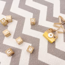 Dwinguler SLIM Zig Zag Acrylique, Polyvinyl chloride (PVC) Beige, Gris, Gris clair, Multicolore Tapis de jeux pour bébé - Vue supplémentaire 5