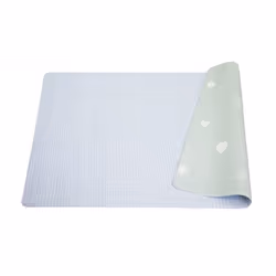 Dwinguler SLIM Drizzling Acrylique, Polyvinyl chloride (PVC) Gris clair, Couleur menthe Tapis de jeux pour bébé