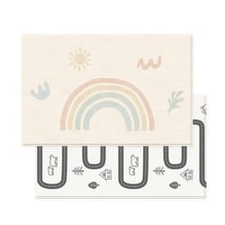 Dwinguler Rainbow & Nordic Beige, Bleu, Orange, Rouge, Gris, Noir, Blanc, Vert Tapis de jeux pour bébé