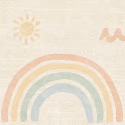 Dwinguler Rainbow & Nordic Beige, Bleu, Orange, Rouge, Gris, Noir, Blanc, Vert Tapis de jeux pour bébé - Vue supplémentaire 2