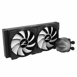 Zalman ALPHA28 Black CPU Liquid Cooler 280mm Radiator 2 x 140 mm Fan ARGB pump Dual Processeur Refroidisseur de liquide tout-en-un 14 cm Noir