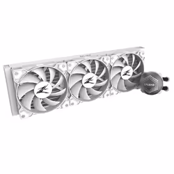 Zalman ALPHA36 White CPU Liquid Cooler 360mm Radiator 3 x 120 mm Fan ARGB pump Dual Processeur Refroidisseur de liquide tout-en-un 12 cm Blanc
