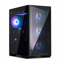 Zalman Z9 Iceberg MS Black, Midi Tower, PC, Noir, ATX, EATX, micro ATX, Mini-ITX, Plastique, Acier, Verre trempé, 18,5 cm