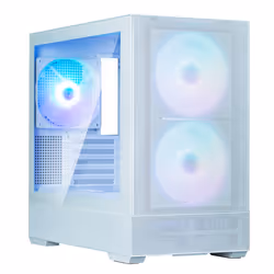 Zalman P30 Air White, Mini Tower, PC, Blanc, micro ATX, Mini-ITX, Plastique, Acier, Verre trempé, Multi