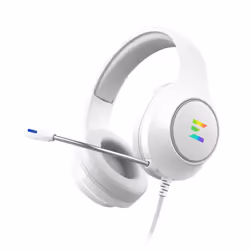 Zalman ZM-HPS310 WH, Avec fil, Jouer, 20 - 20000 Hz, 243 g, Casque, Blanc