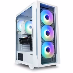 Boitier PC sans alimentation - ZALMAN i3 NEO TG (Blanc) - Moyen tour - Format ATX - 4x120mm LED A-RGB
