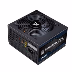 Zalman ZM500-TXII V2 MegaMax 80PLUS 230V EU STANDARD Certified high efficiency PCI-E, 500 W, 200 - 240 V, 50 - 60 Hz, 4 A, Ac ...
