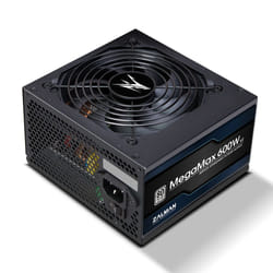 Zalman ZM600-TXII V2 MegaMax 80PLUS 230V EU STANDARD Certified high efficiency PCI-E unité d'alimentation d'énergie 600 W 20+4 pin ATX ATX Noir