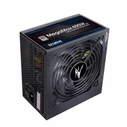 Zalman ZM600-TXII V2 MegaMax 80PLUS 230V EU STANDARD Certified high efficiency PCI-E unité d'alimentation d'énergie 600 W 20+4 pin ATX ATX Noir