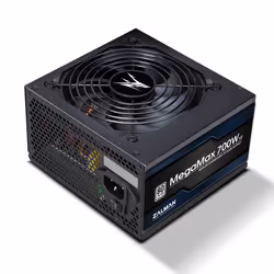 Zalman ZM700-TXII V2 MegaMax 80PLUS 230V EU STANDARD Certified high efficiency PCI-E, 700 W, 200 - 240 V, 50 - 60 Hz, 6 A, Ac ...