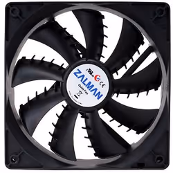 Zalman ZM-F3(SF), Ventilateur, 12 cm, 1200 tr/min, 20 dB, 23 dB, Noir