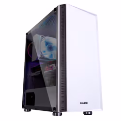 Zalman R2 WHITE, Midi Tower, PC, Blanc, ATX, EATX, micro ATX, Mini-ITX, Plastique, Acier, Verre trempé, Bleu, Vert, Rouge
