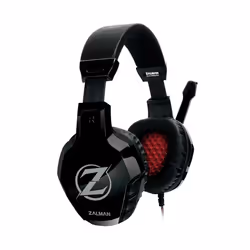 Zalman ZM-HPS300, Avec fil, Jouer, 20 - 20000 Hz, Casque, Noir